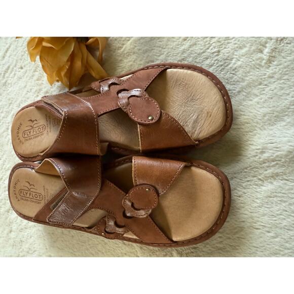Fly Flot Anatomic Sandals Italian Comfort Size 42 - Picture 1 of 4